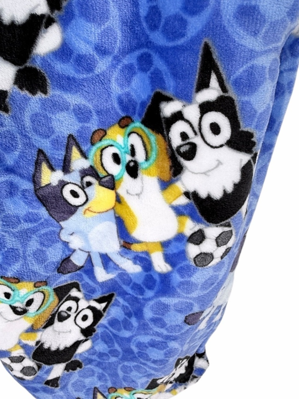 Bluey Soccer Buddies Plush Throw Blanket Kids Fleece Touch 50x70 Bluey Bingo - Picture 4 of 7